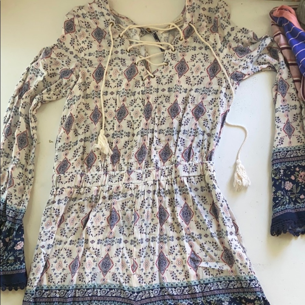 Rewind Patterned Romper